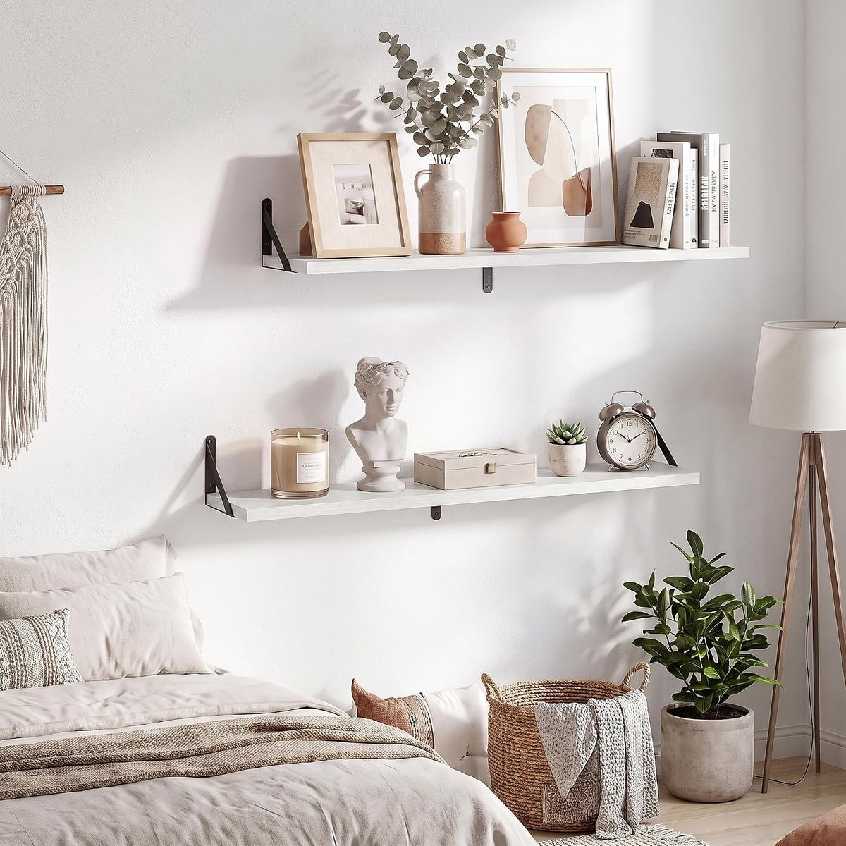 Dreamland Wall Mounted Floating Shelves Set of 2