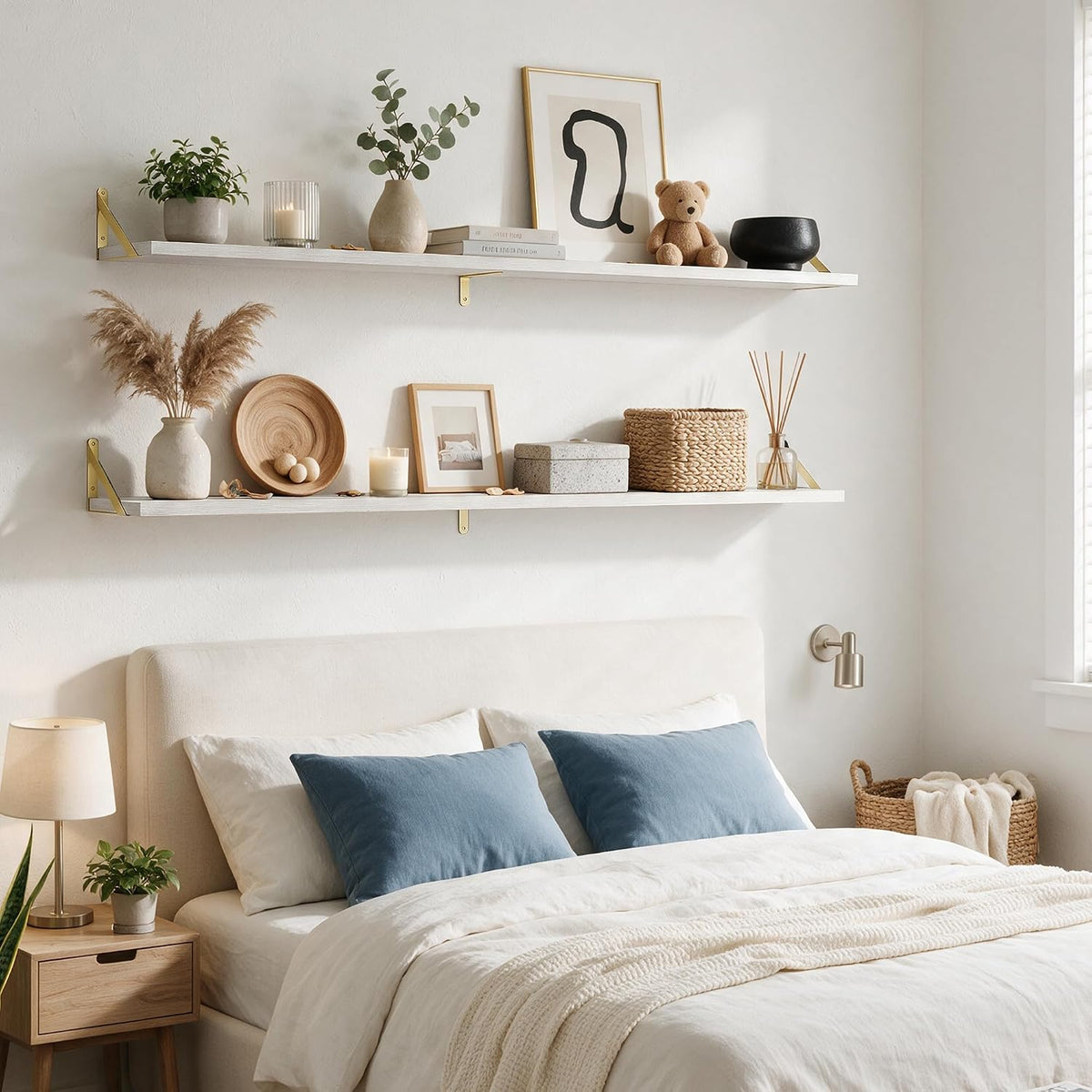 Dreamland Wall Mounted Floating Shelves Set of 2