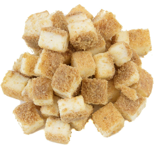Cheesecake Bites 2 LBS – Bags of Cake Squares Made with Real Cream Cheese – Bulk Dessert Toppings for Sundaes, Yogurt, Ice