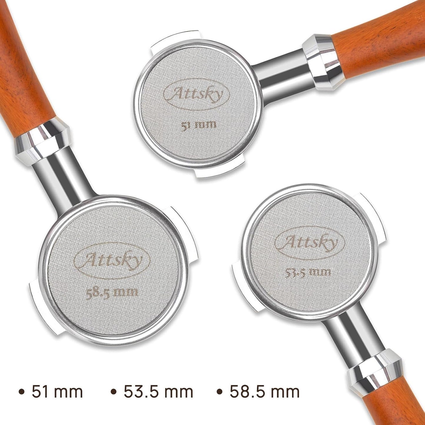 Attsky 58.5mm Espresso Puck Screen for 58mm Portafilter
