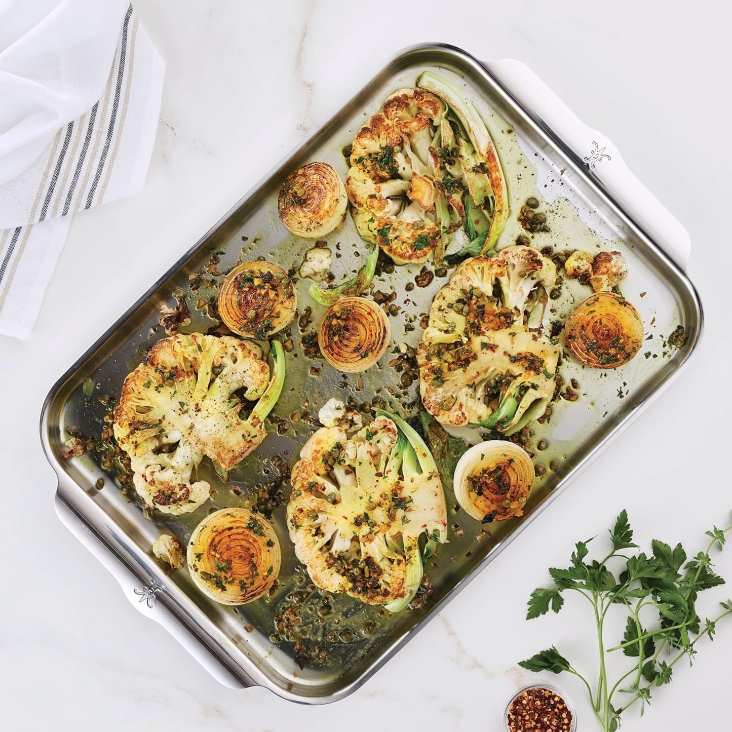 Hestan - OvenBond Collection - 13" x 18" Tri-Ply Clad Stainless Steel Half Sheet Pan