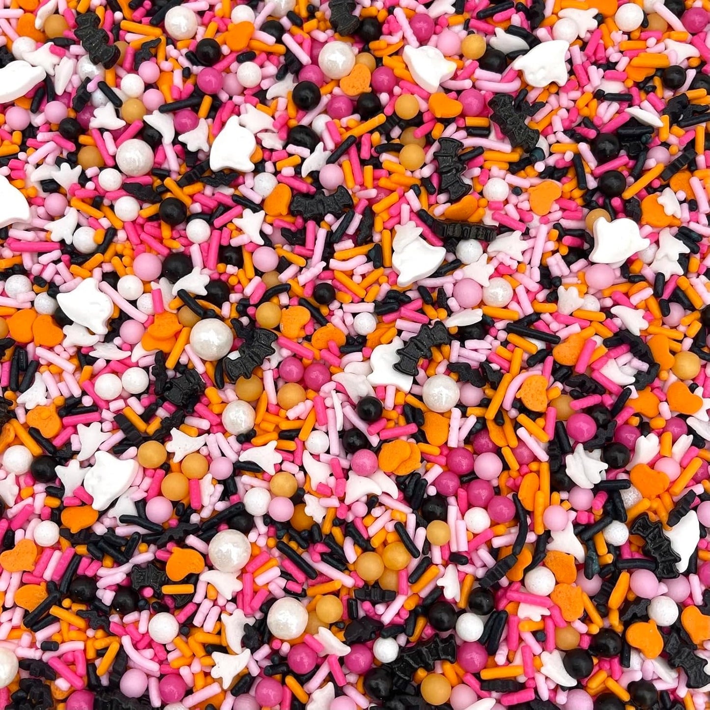 Manvscakes Sprinkles - Themed Sprinkles for Cake Decorating, Sprinkle Mix for Cookies, Ice Cream, Fondant Cake, Caramel Apples, Cupcakes &amp; Other Desserts, Assorted Halloween Sprinkles, 4 oz