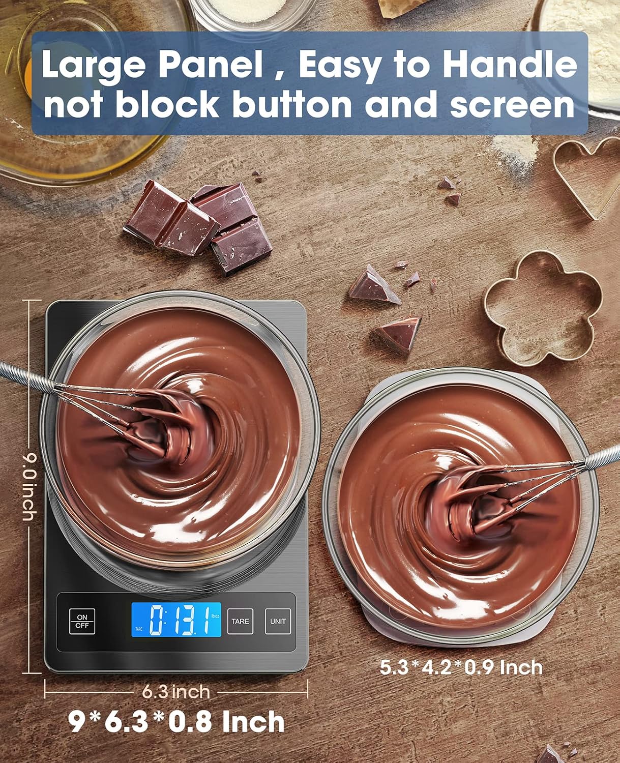 Nicewell Digital Kitchen Food Scale 22lb for Cooking Baking