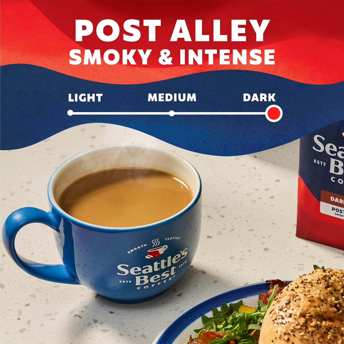 Seattle’s Best Coffee Post Alley Dark Roast Ground Coffee