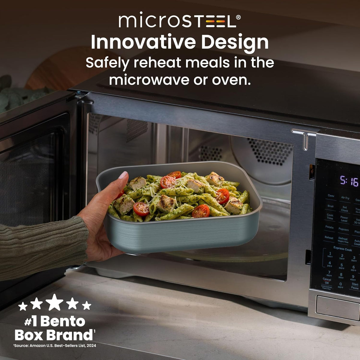 Bentgo MicroSteel Leak-Proof Bento Lunch Box
