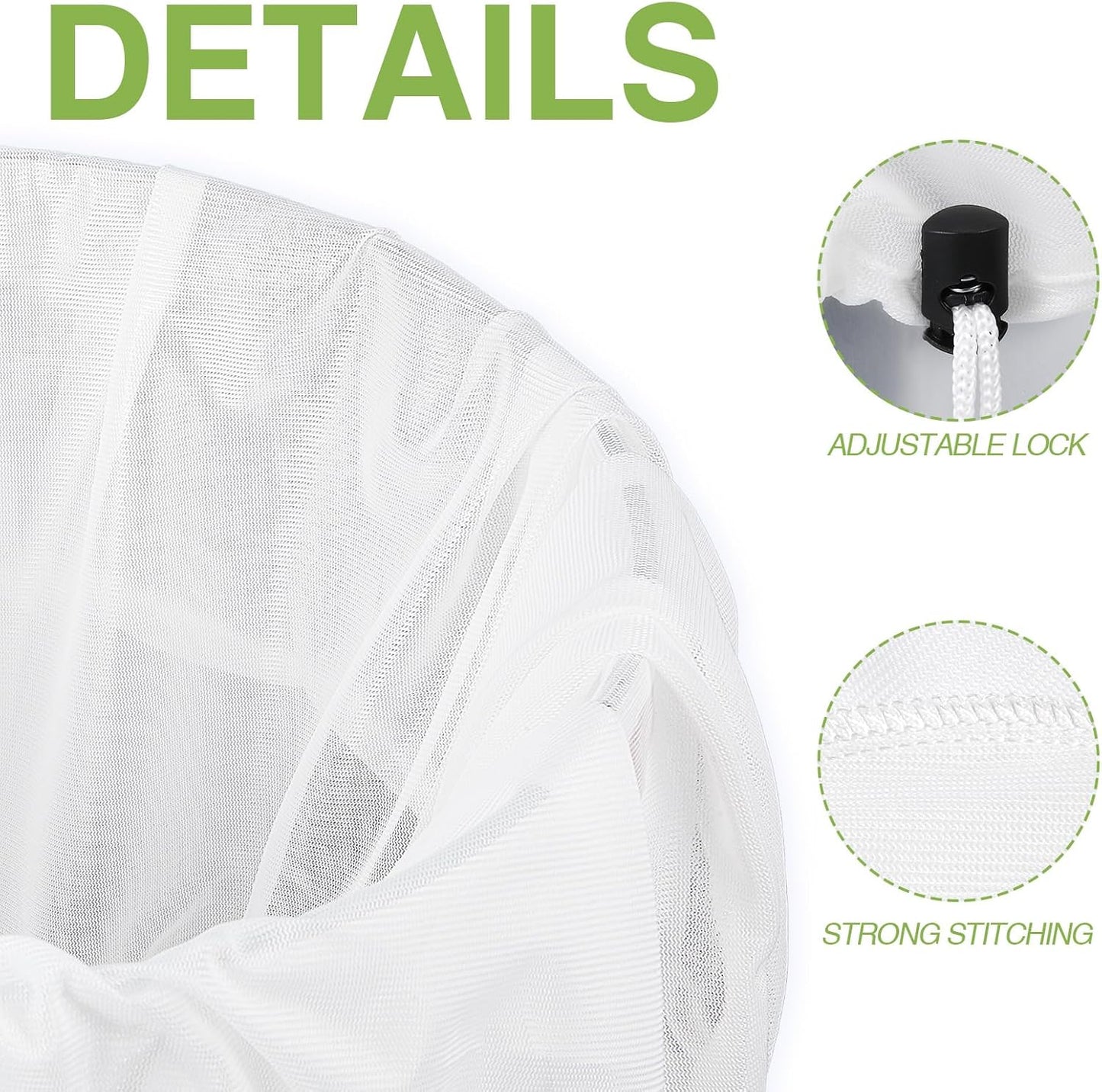 Chumia 10 Pack Brew Bags Reusable Fine Mesh Strainer Cloth Filters Large