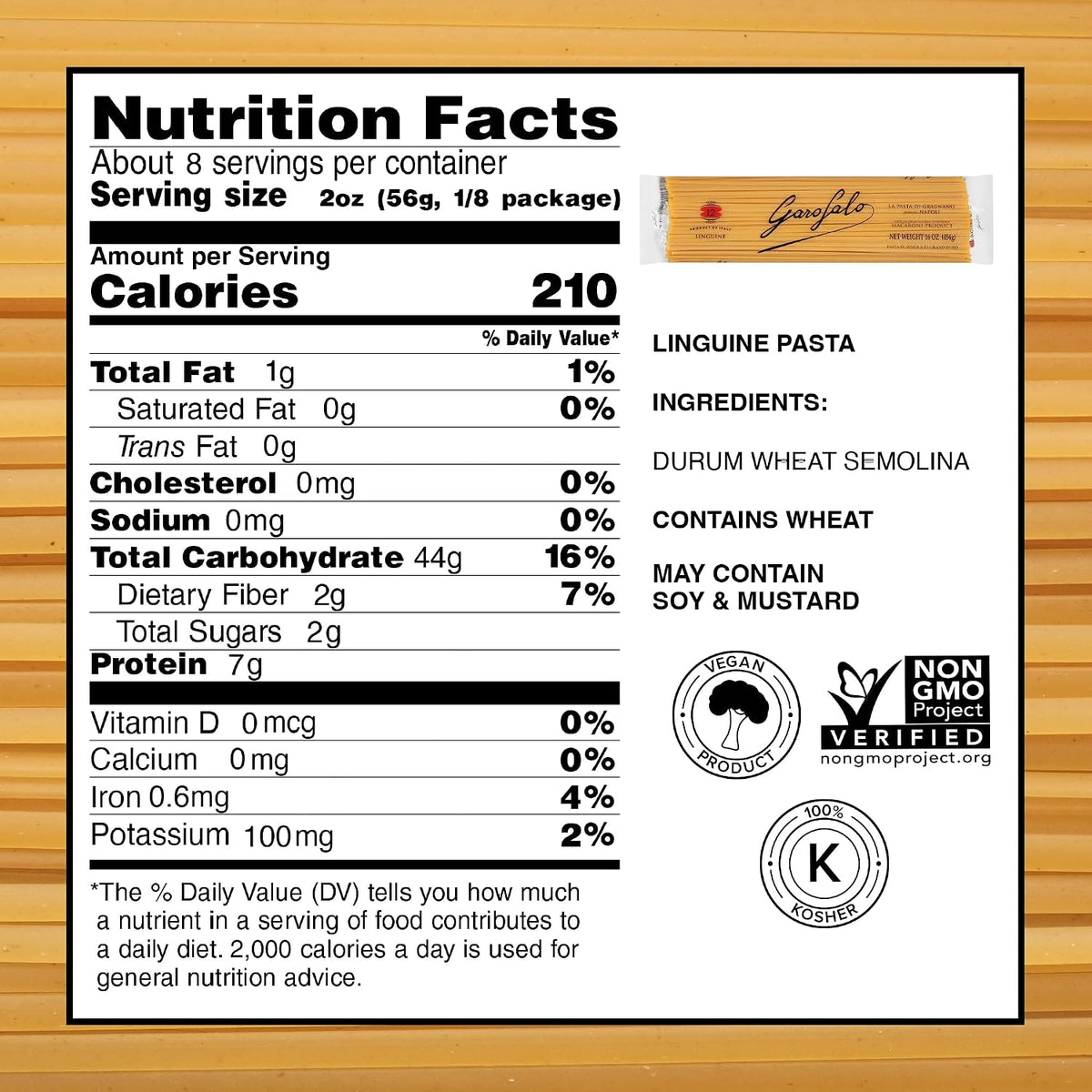 Garofalo - Premium Durum Wheat Semolina Linguine Pasta