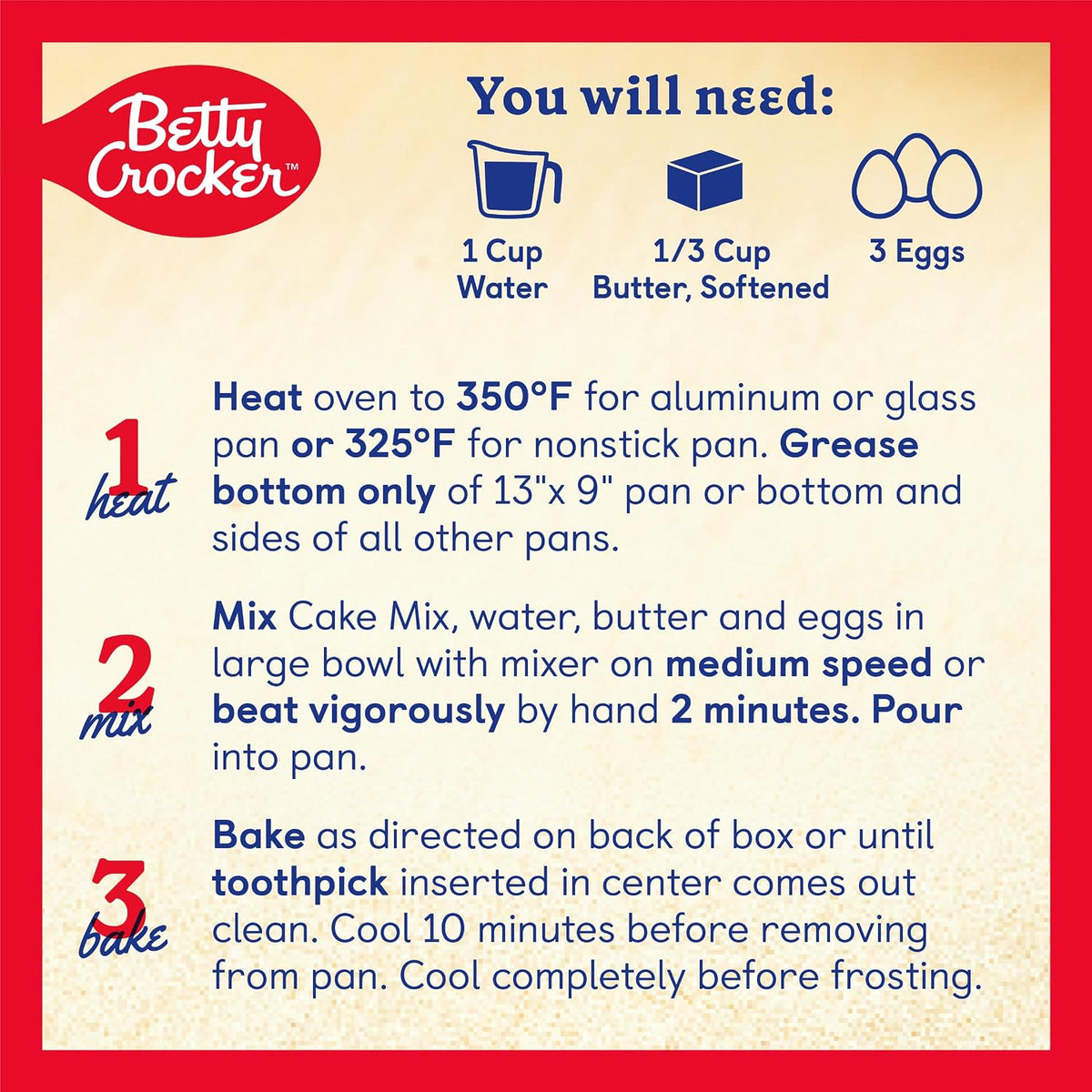 Betty Crocker Super Moist Butter Recipe Yellow Cake Mix, 13.25 oz, 12 Pack | Just Add Butter, Water &amp; Eggs, Use as Cake or Cupcake Mix, Great for Birthdays, Holidays &amp; Everyday Baking