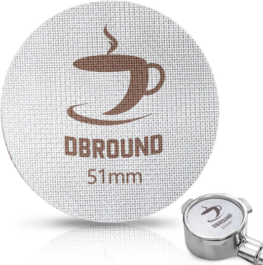 Puck Screen 51mm - Reusable Espresso Puck Screen, 316 Stainless Steel Coffee Filter Mesh Screen for Espresso Portafilter,Coffee Products,Perfect Tool to Better Shot and Keep Shower Head Clean