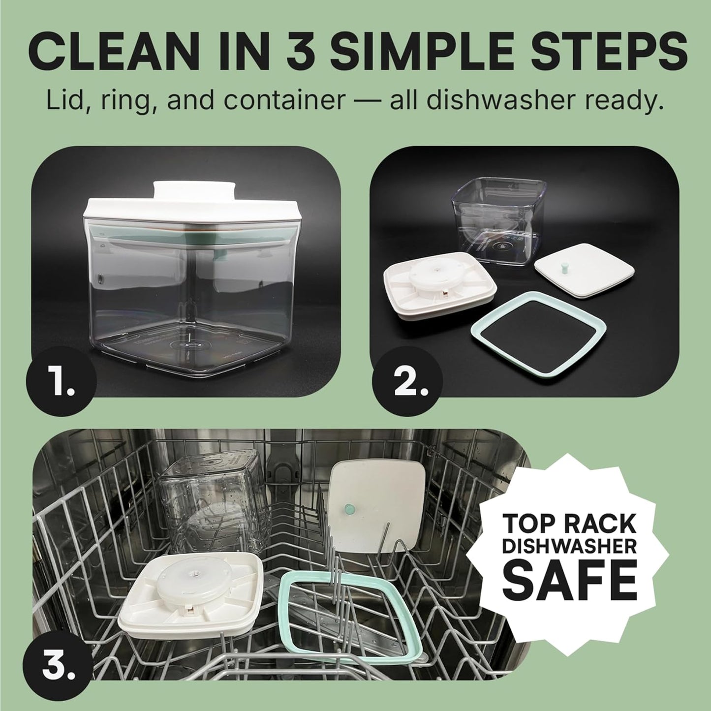 Bop Top Airtight Food Storage Containers | Pop-Top Lid | 10.5 Cups / 84 Oz