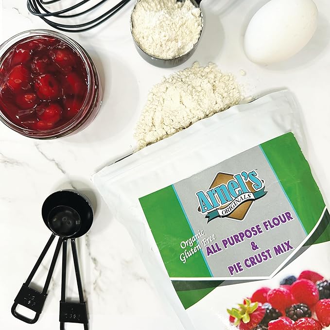 All Purpose Flour & Pie Crust Mix, Certified Gluten free, Organic, non-GMO Verified, Certified Kosher, Gluten Free Baking, 2 Pounds