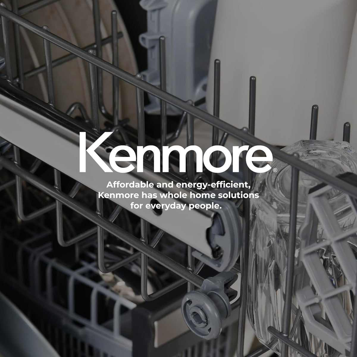 Kenmore 18" Compact Built-In Dishwasher - White