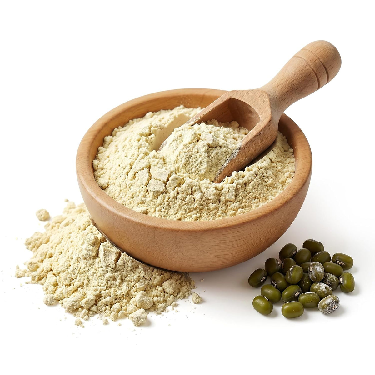 NY Spice Shop Moong Bean Flour - 3 Pound Mung Bean Powder - All Natural Finely Mung Milled And Plant Based Ingredient for