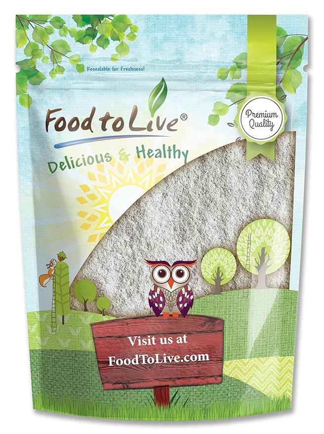 Food to Live Rye Flour, 8 Ounces – Stone Ground from Whole Grain Rye Berries, Kosher, Vegan, Bulk, Great for Bread Baking, Product of the USA