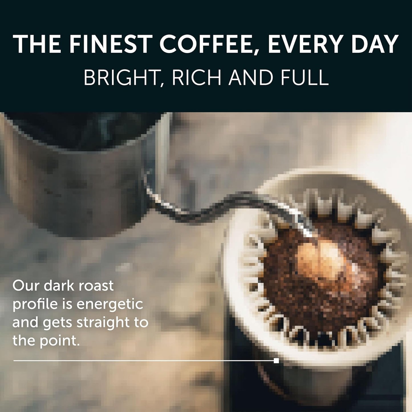 illy Ground Drip Coffee, Forte Dark Roast, 8.8 oz, 6 Pack | 100% Arabica, Premium Italian Coffee, Pre-Ground for Drip Brewers