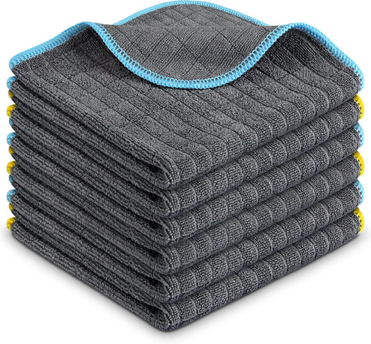 Airlab Microfiber Cleaning Cloth for Household Dust Rags for Cleaning All-Purpose Towels Streak Free Kitchen Dishes Reusable