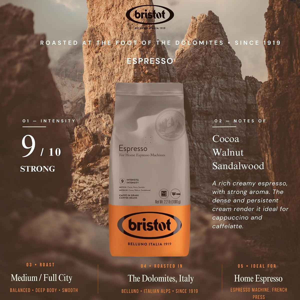 Bristot Espresso Beans