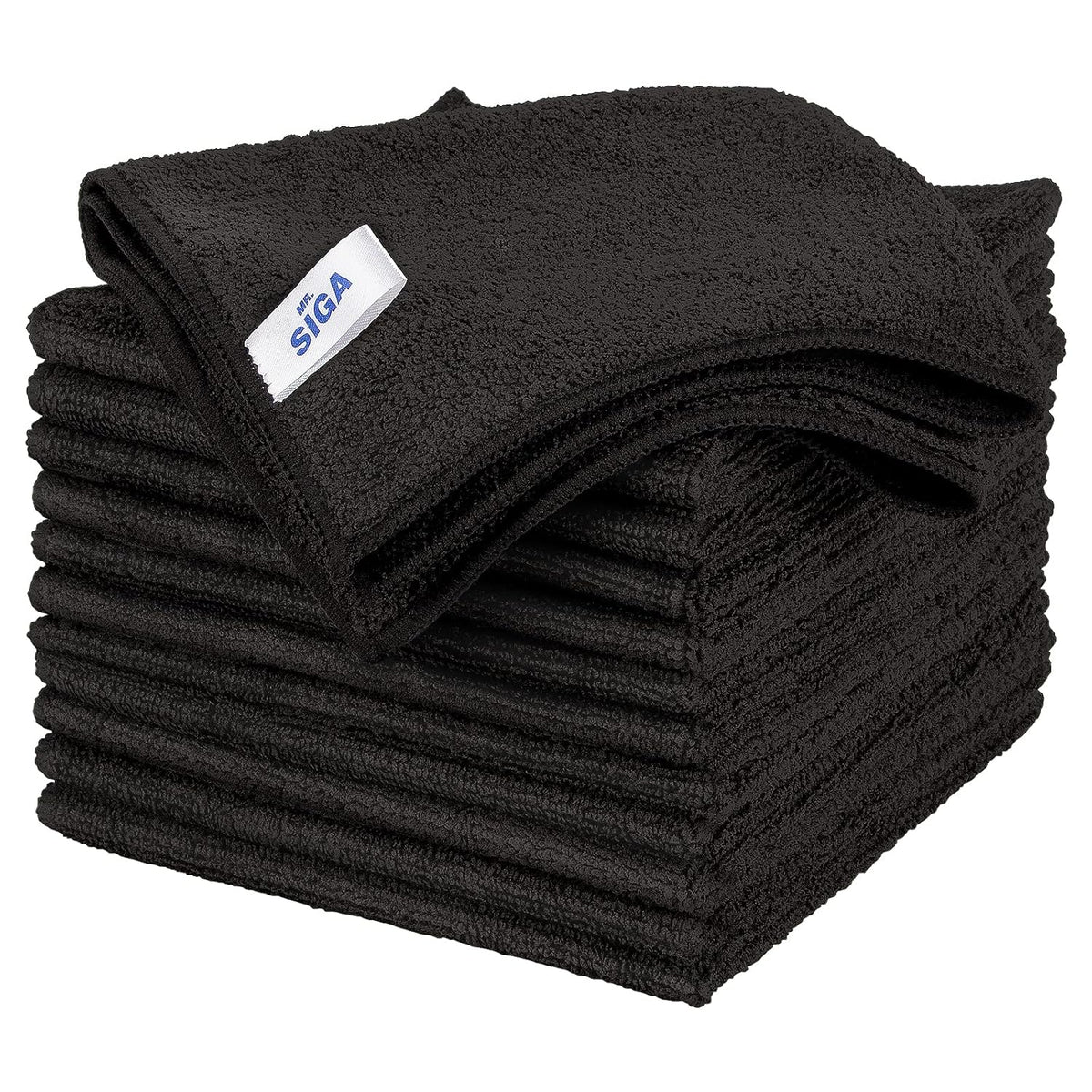 MR.SIGA Microfiber Cleaning Cloths, Streak Free Microfiber Towels, 12 Pack