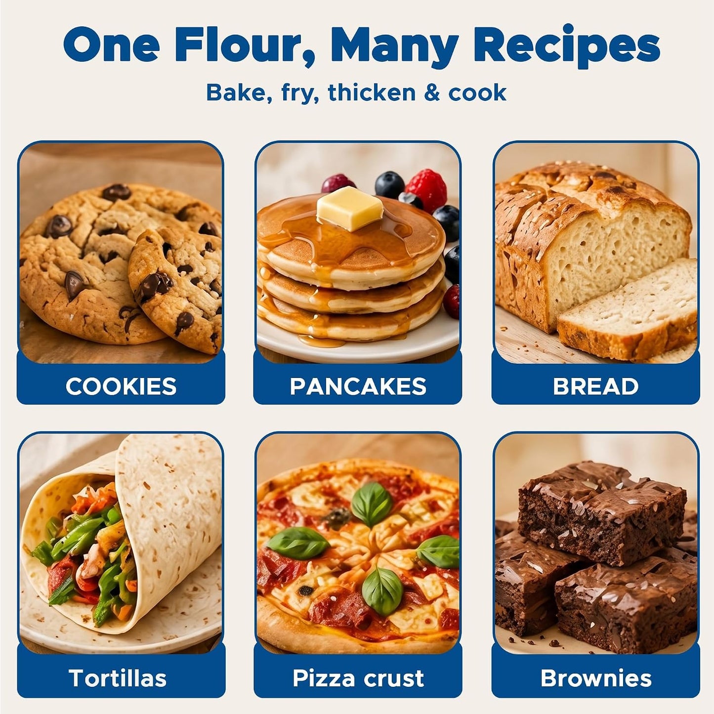 Jans Cassava Flour, 2 lb, Gluten Free All Purpose Flour Substitute, 1 Pack | Non-GMO Grain Free Baking Flour, Paleo &amp; AIP Friendly, Vegan Yuca Root Flour for Bread, Tortillas, Pancakes &amp; Baking