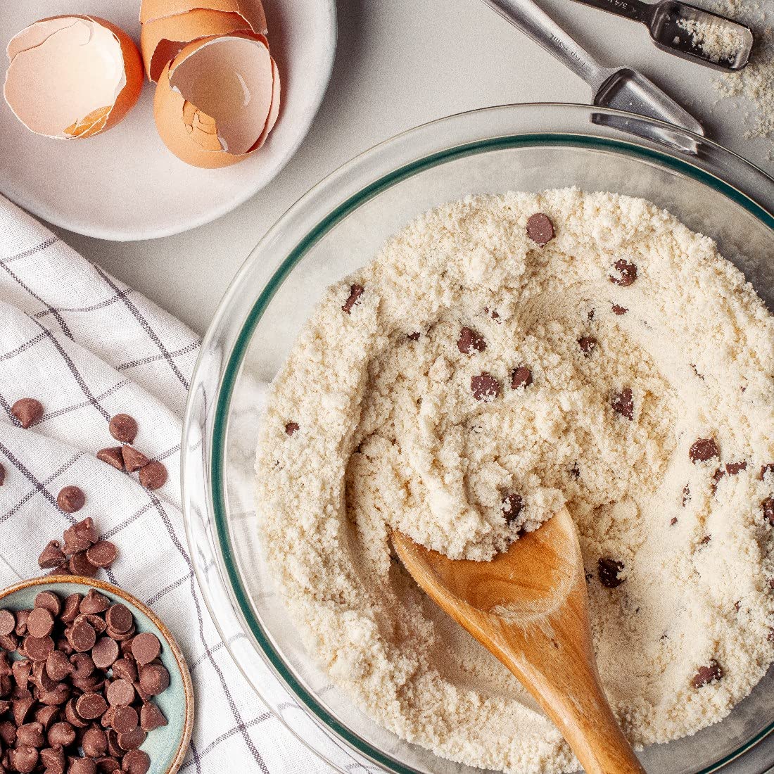 ChipMonk Espresso Chocolate Keto Cookie Mix Low Carb Gluten-Free Baking Mix | Gluten-Free Almond Flour Mix Yields 20 Soft, Chewy High-Protein Low-Carb Low-Sugar Cookies; 1g Net Carb Each