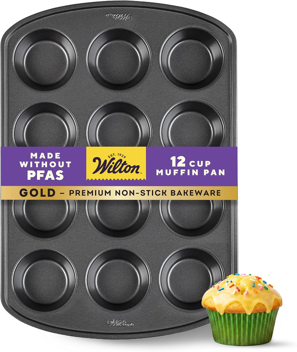 Wilton Gold Non-Stick Muffin Pan