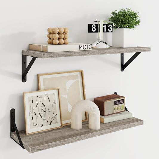 Dreamland Grey Floating Shelves for Wall