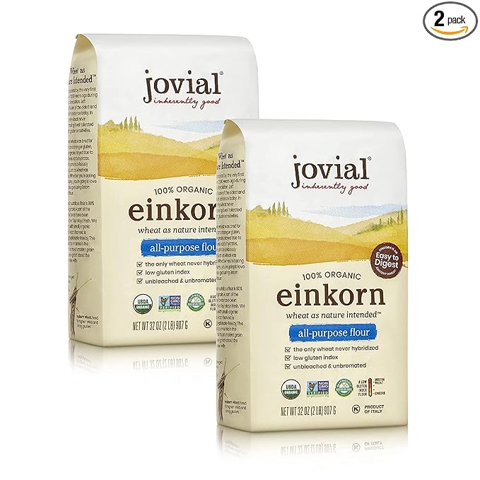 Jovial Organic Einkorn Flour, 32 oz (2 pack)