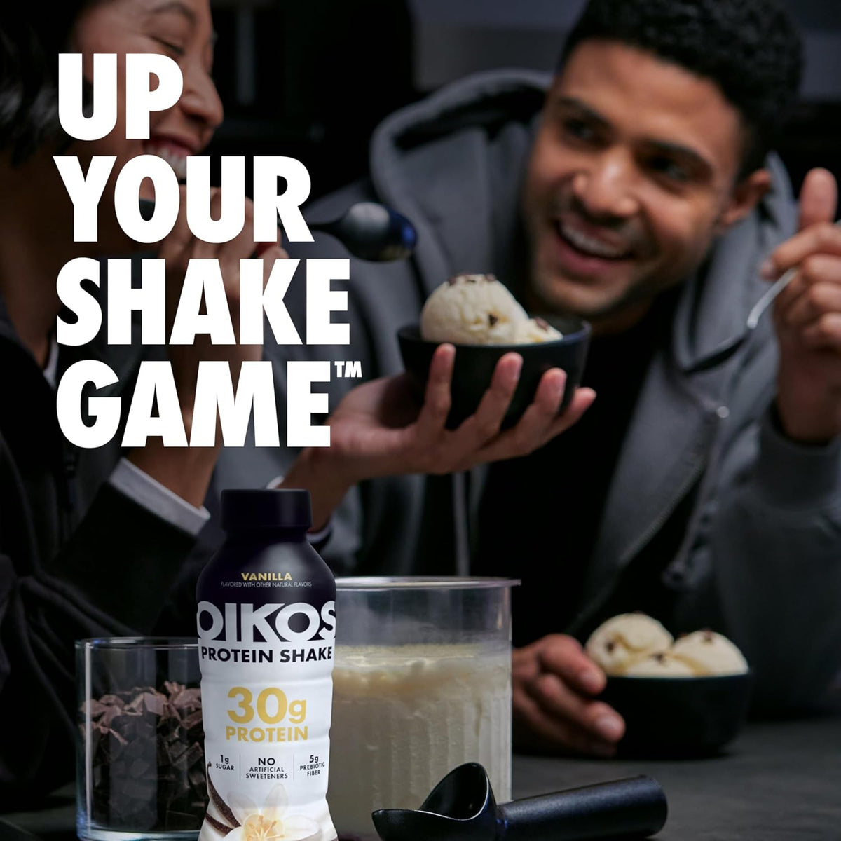Oikos Protein Shake, Salted Caramel, 30g Protein, 12 fl oz, 4 Count