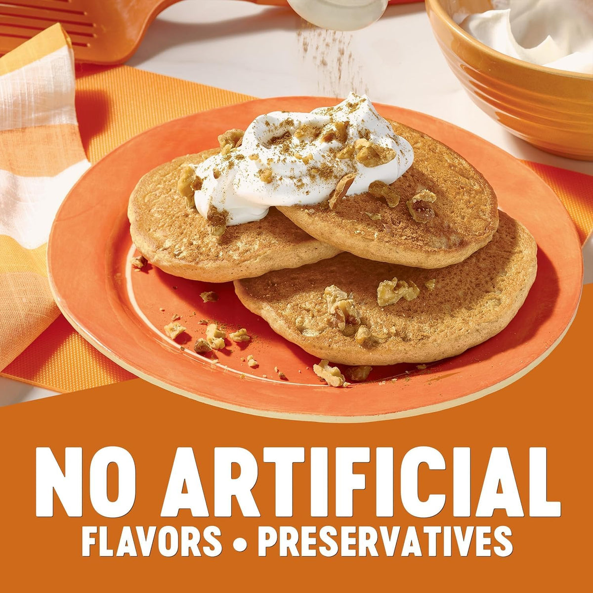 Krusteaz Pumpkin Spice Pancake Mix 16 oz(3 Pack)