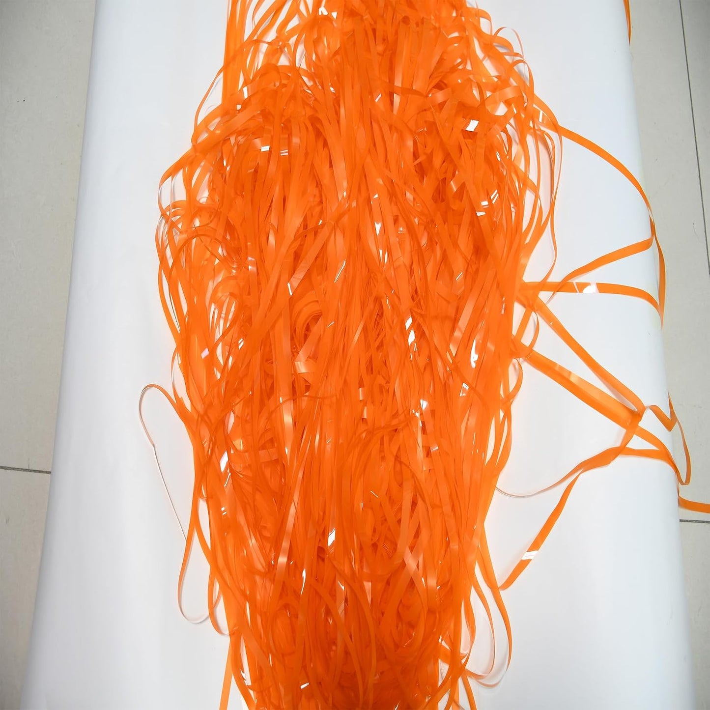 BRAVESHINE Orange Streamers Party Backdrop | Halloween Decorations | 2 Pack