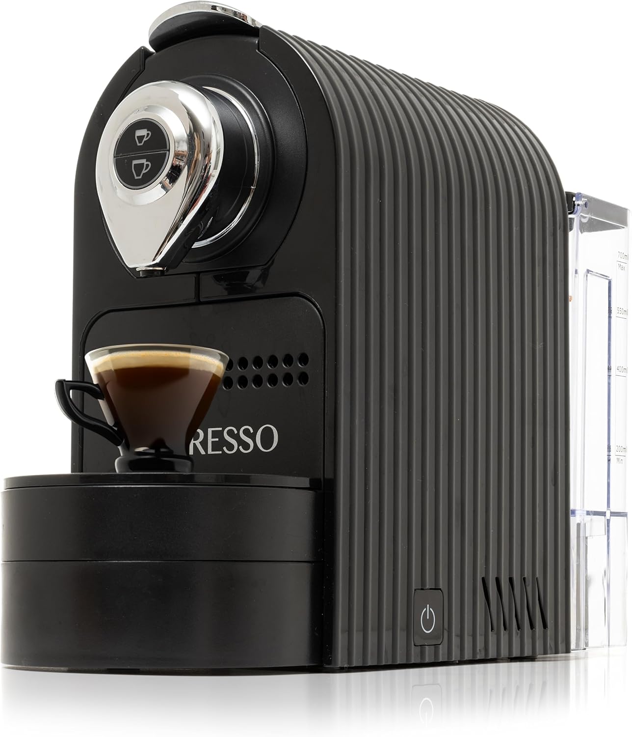 Mixpresso Black Espresso Coffee Machine – Compact 1400W Single Serve Coffee Maker Compatible with Ne