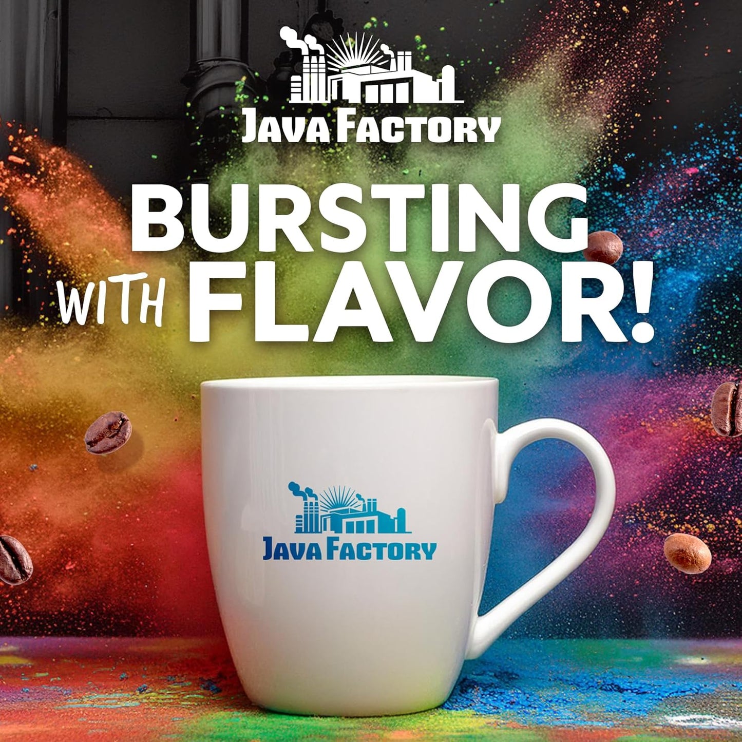 Java Factory Flavored Coffee Pods, I Peel Good Banana Cream, Compatible with K Cup Brewers, 40 Count