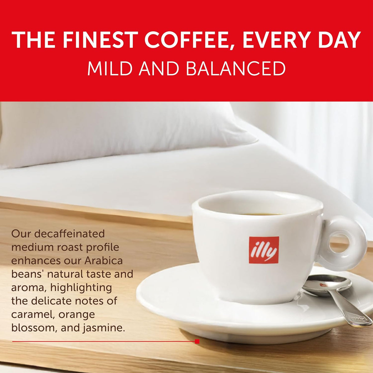 illy Decaf Ground Espresso Coffee, Classico Medium Roast, 8.8oz, 6 Pack | 100% Arabica, Premium Italian Coffee, Pre-Ground for Espresso Machines