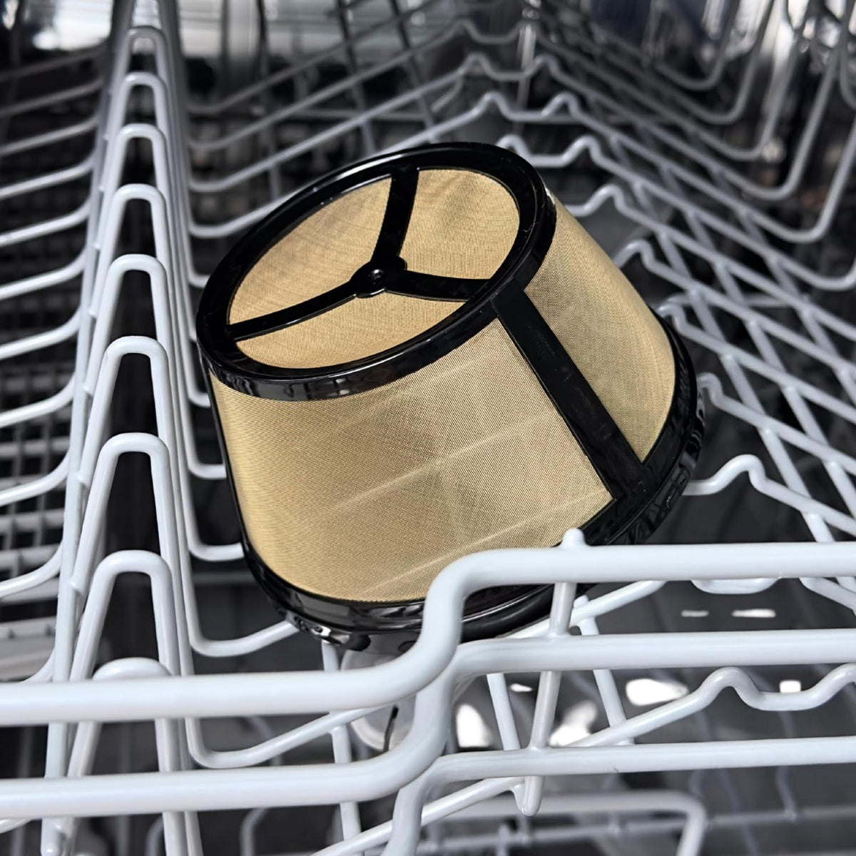 8-12 Cup Reusable Coffee Filter for Mr. Coffee Black+Decker | 304 Stainless Mesh Filter Fits Mr. Coffee, Black+Decker 8-12 Cup Makers, BPA Free, Dishwasher, Reusable Filters, 1 Pack