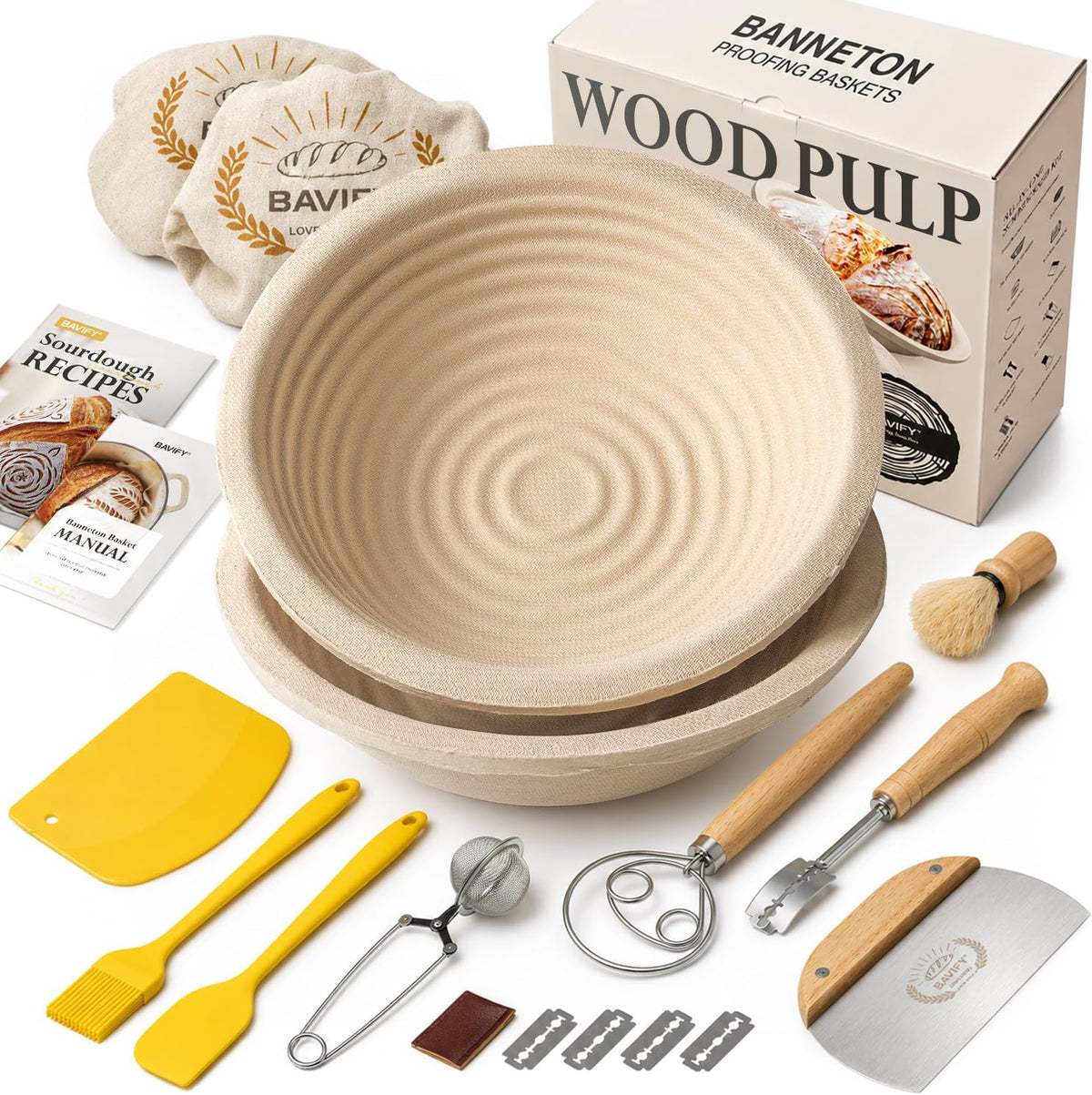 BAVIFY Sourdough Starter Kit