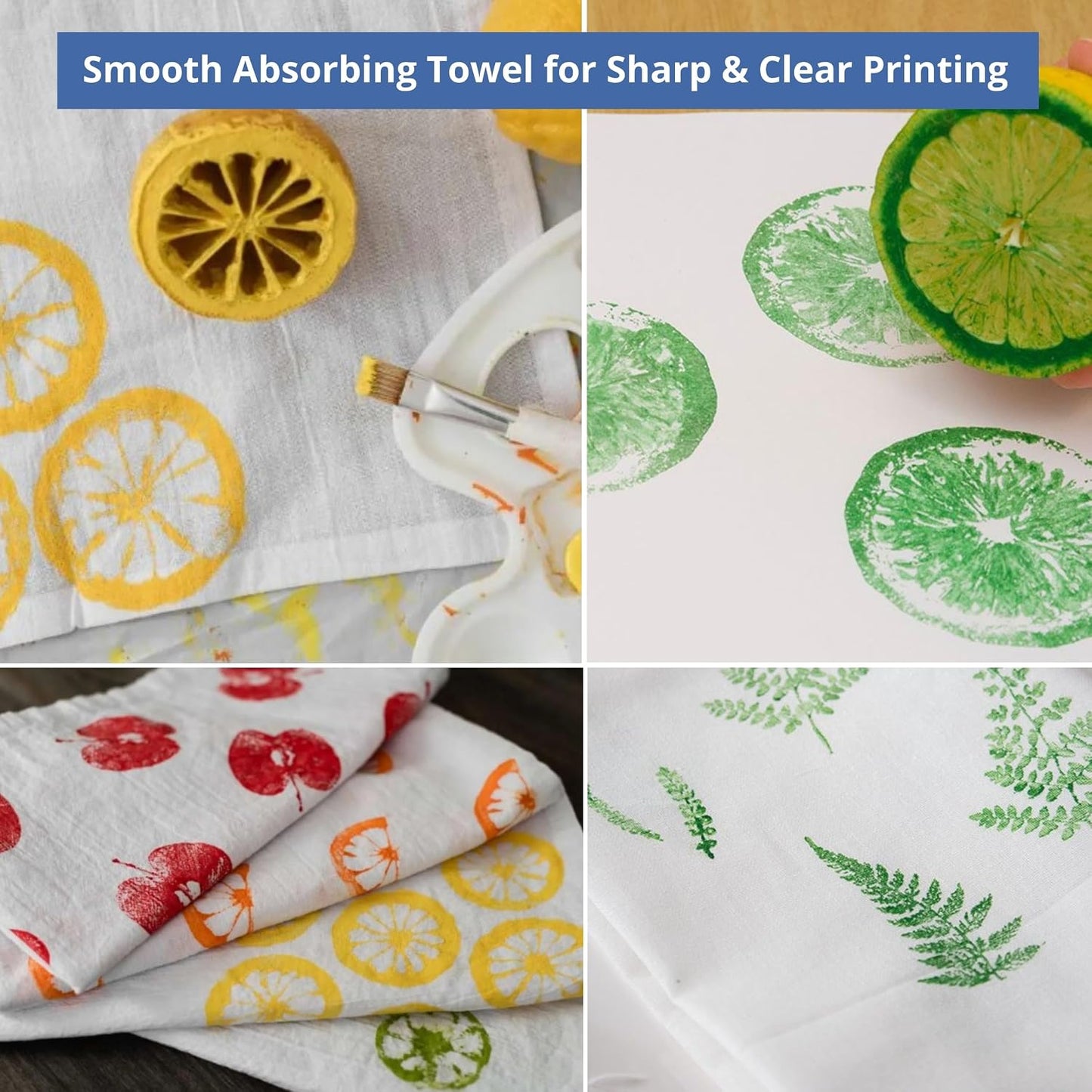 Flour Sack Towels - 100% Cotton Tea Towels for Crafts, Dish Towels for Kitchen, Embroidery, Cleaning, Baking (Pack of 6) - 18"x 28" | Tea Towels for Baking sourdough | Tortilla Towel