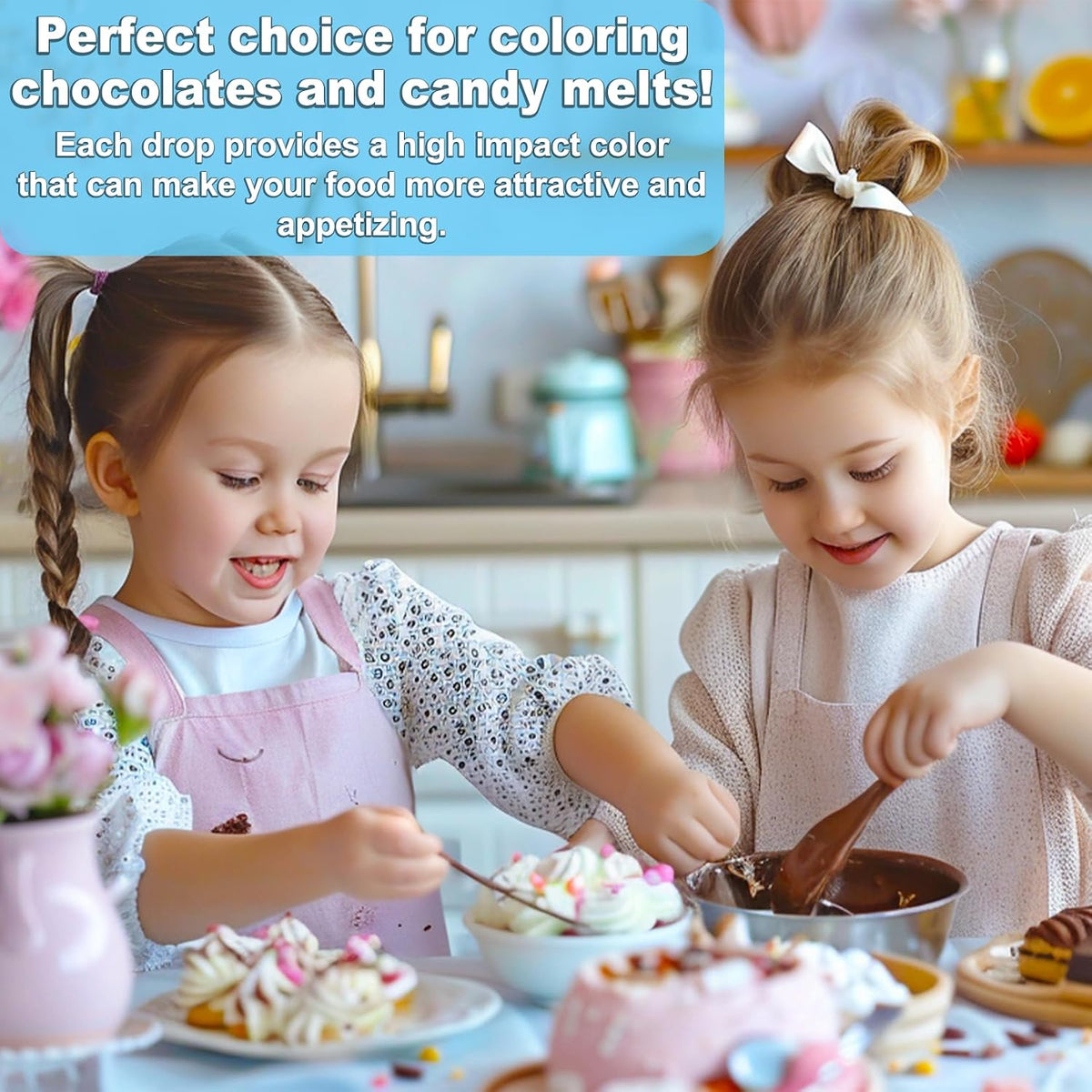 Oil Based Food Coloring - 8 Colors Upgraded Food Coloring for Chocolate