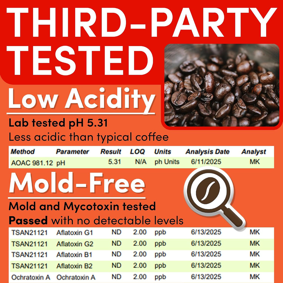 Coffee Packets – Dark Roast Decaf Ground Packs, Low Acid Pre-Measured 2oz Bags for 12-Cup Drip Brewers, Bulk Single-Pot Commercial Pouches