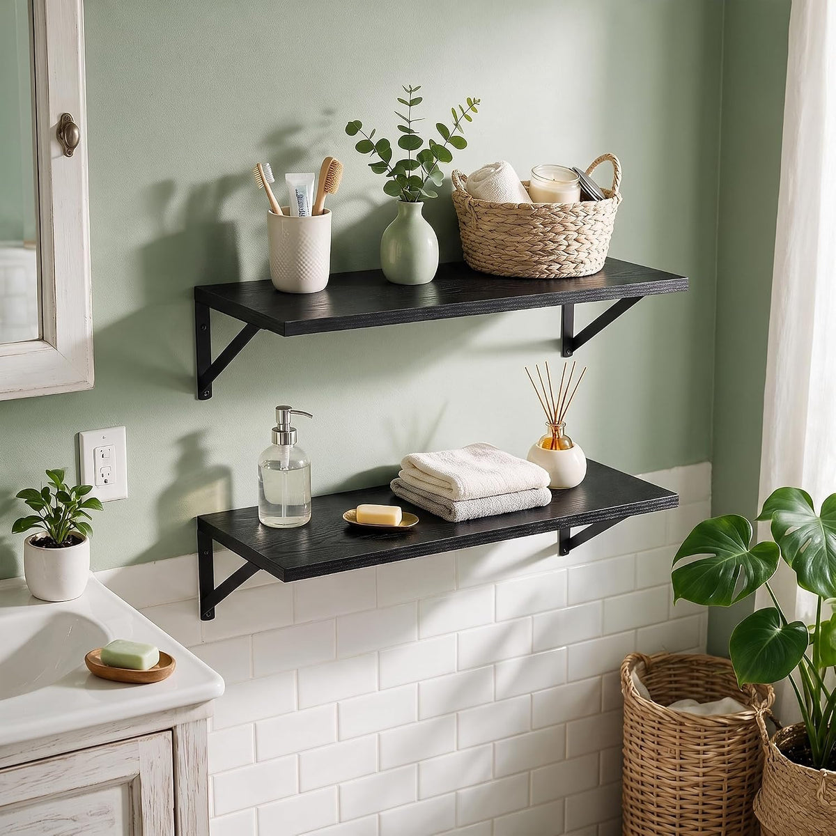 Dreamland Wall Mounted Floating Shelves Set of 2