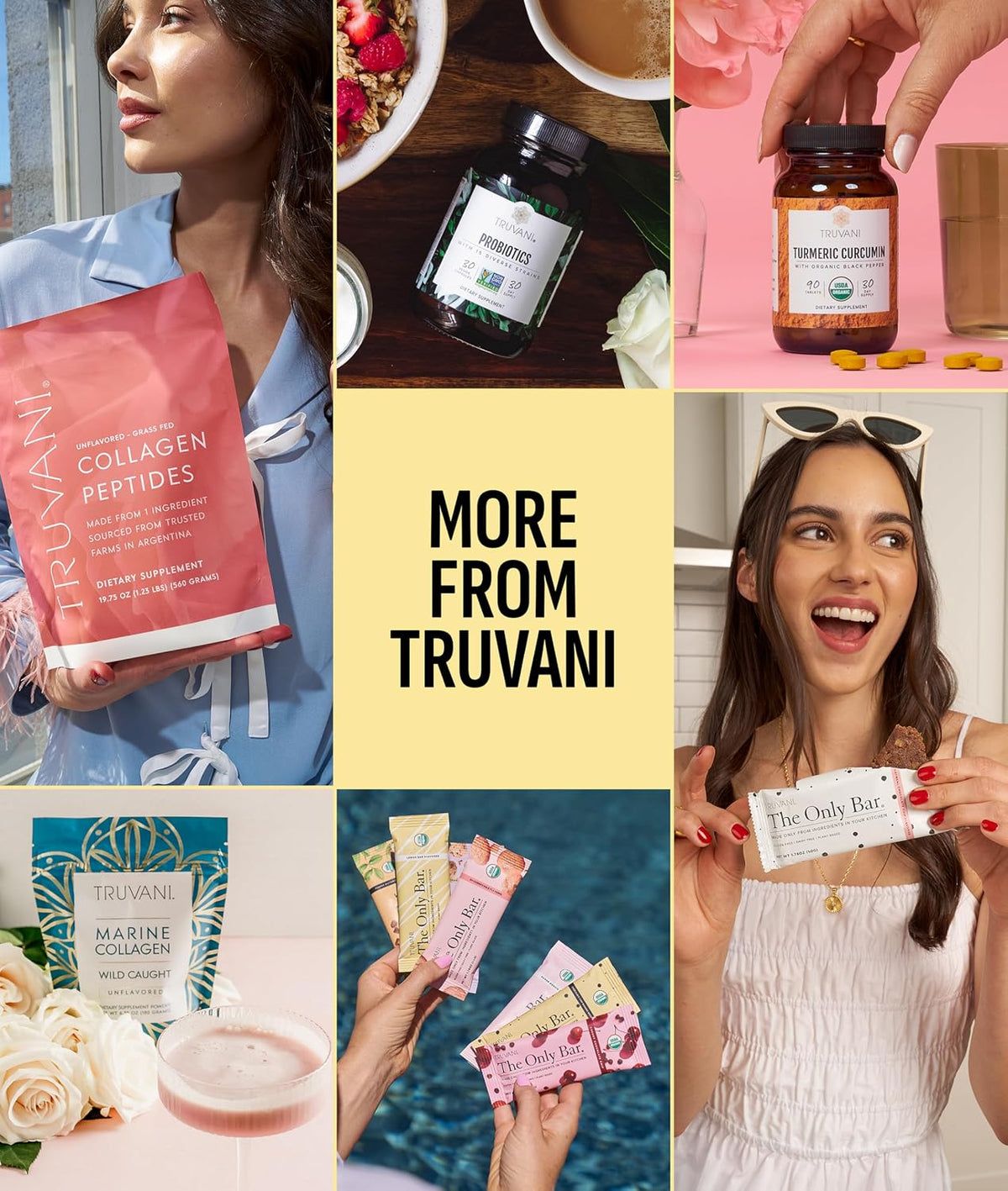 Truvani Organic Plant Based Protein Powder | Banana Cinnamon | 10 Servings | Vegan | 20g Pea Protein | Keto | Gluten &amp; Dairy Free | Low Carb | No Added Sugar
