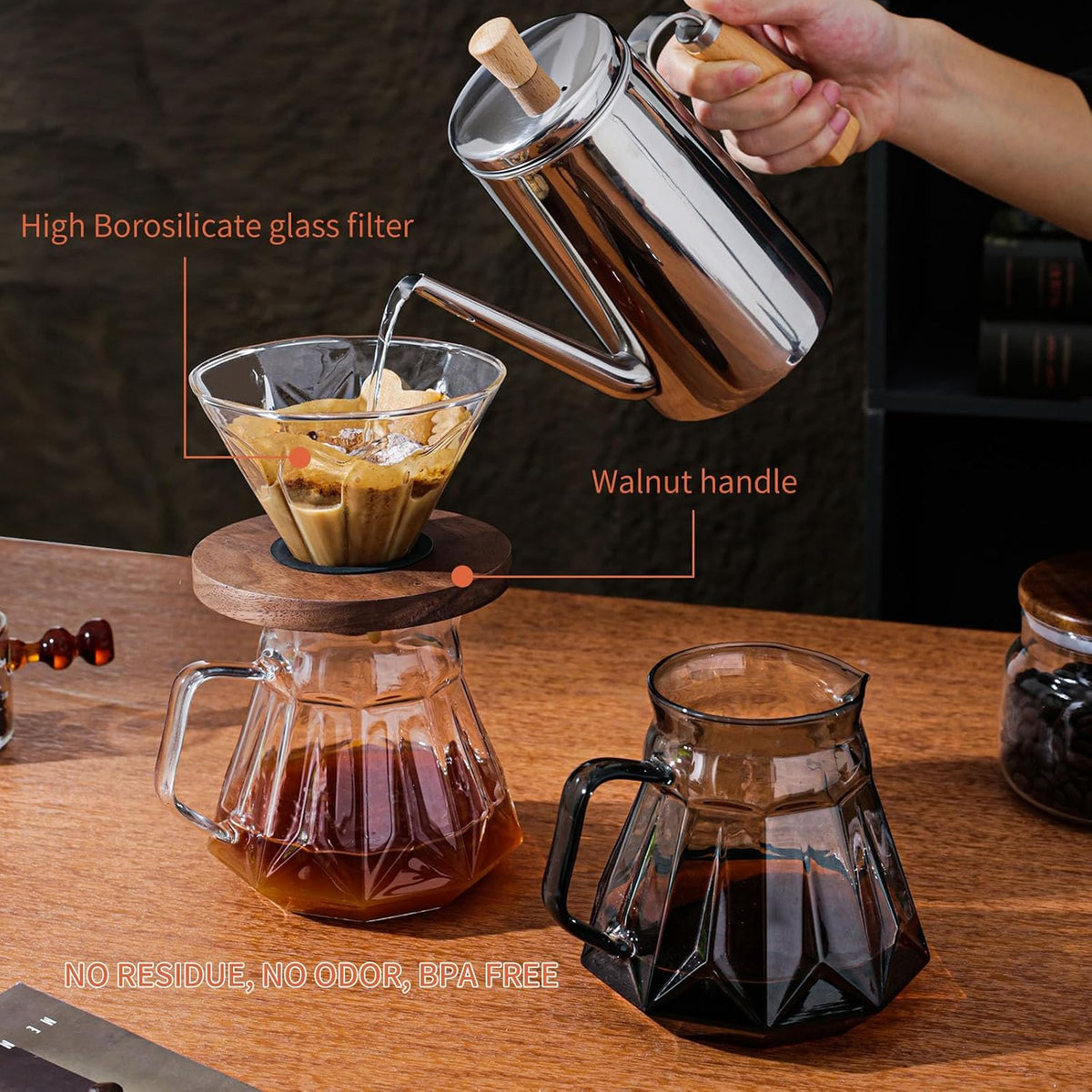 Pour Over Coffee Maker Set