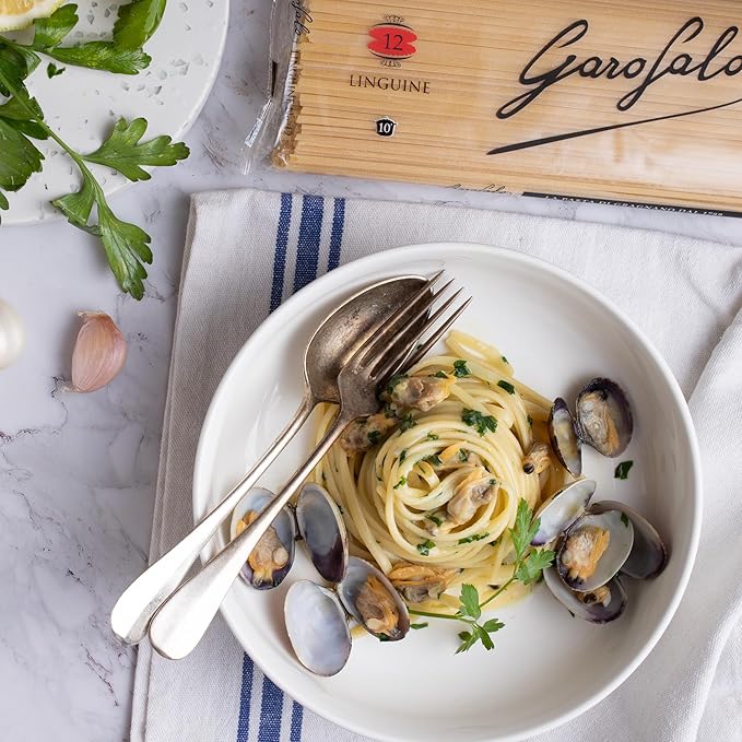 Garofalo - Premium Durum Wheat Semolina Linguine Pasta, Italian Made, Bronze-Drawn, Al-Dente, One-Ingredient Pasta (4 pack)