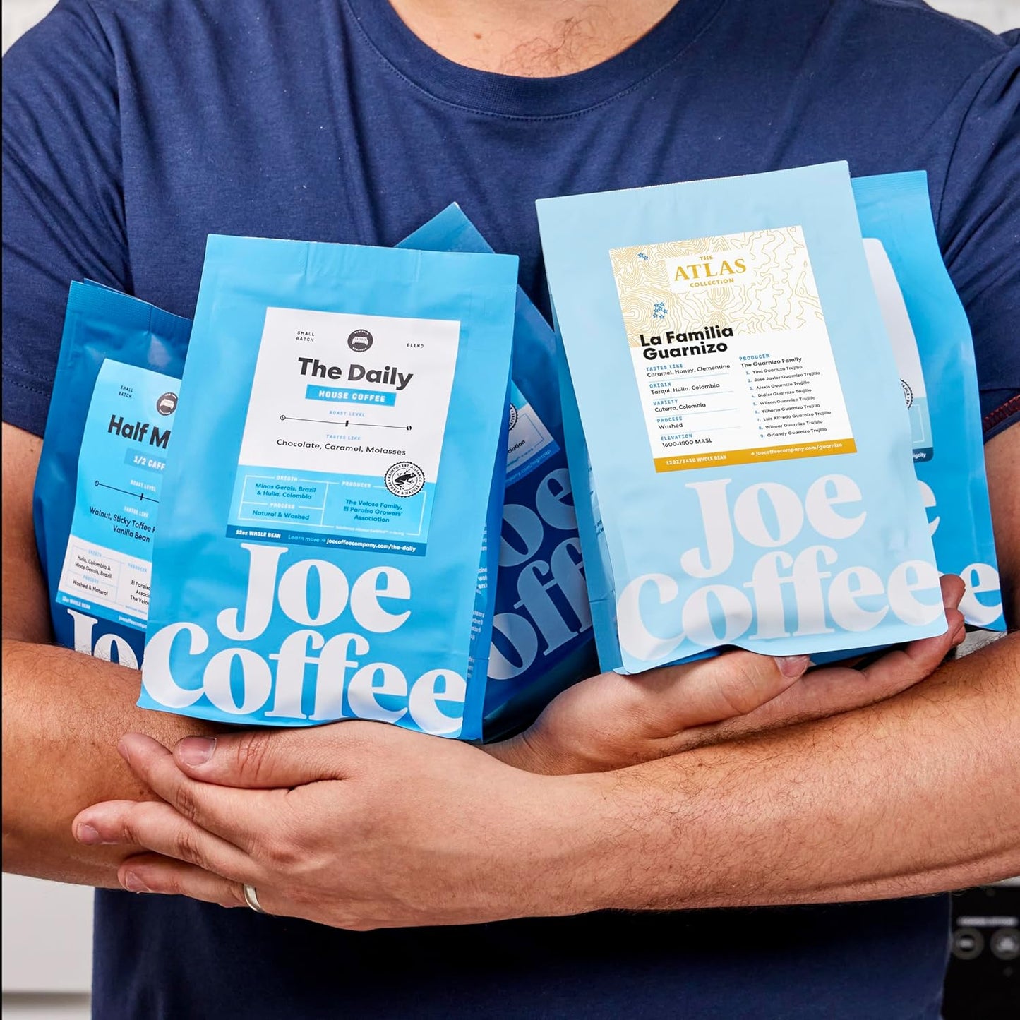 Joe Coffee Company (NYC Roaster), Amsterdam Ground Specialty Coffee, 12 oz Bag, Rainforest Alliance Certified, Kosher, Climate Friendly