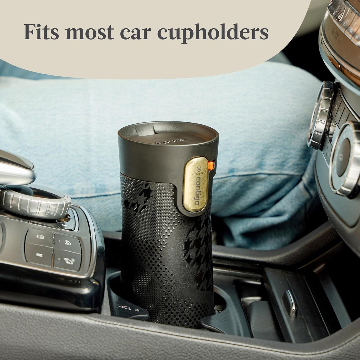 Contigo x Ally Love Stainless Steel Vacuum-Insulated Travel Mug with Autoseal and Easy Clean Lid, Spill-proof, Keeps Drinks cold 24 hrs &amp; hot for 11 hrs, BPA Free, 16oz., West Loop 3.0, Licorice