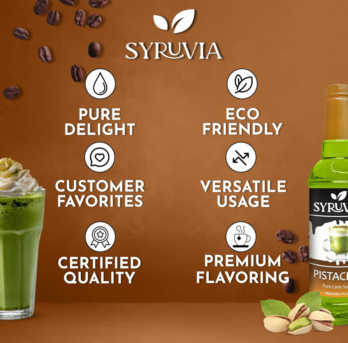 Syruvia Pistachio Syrup