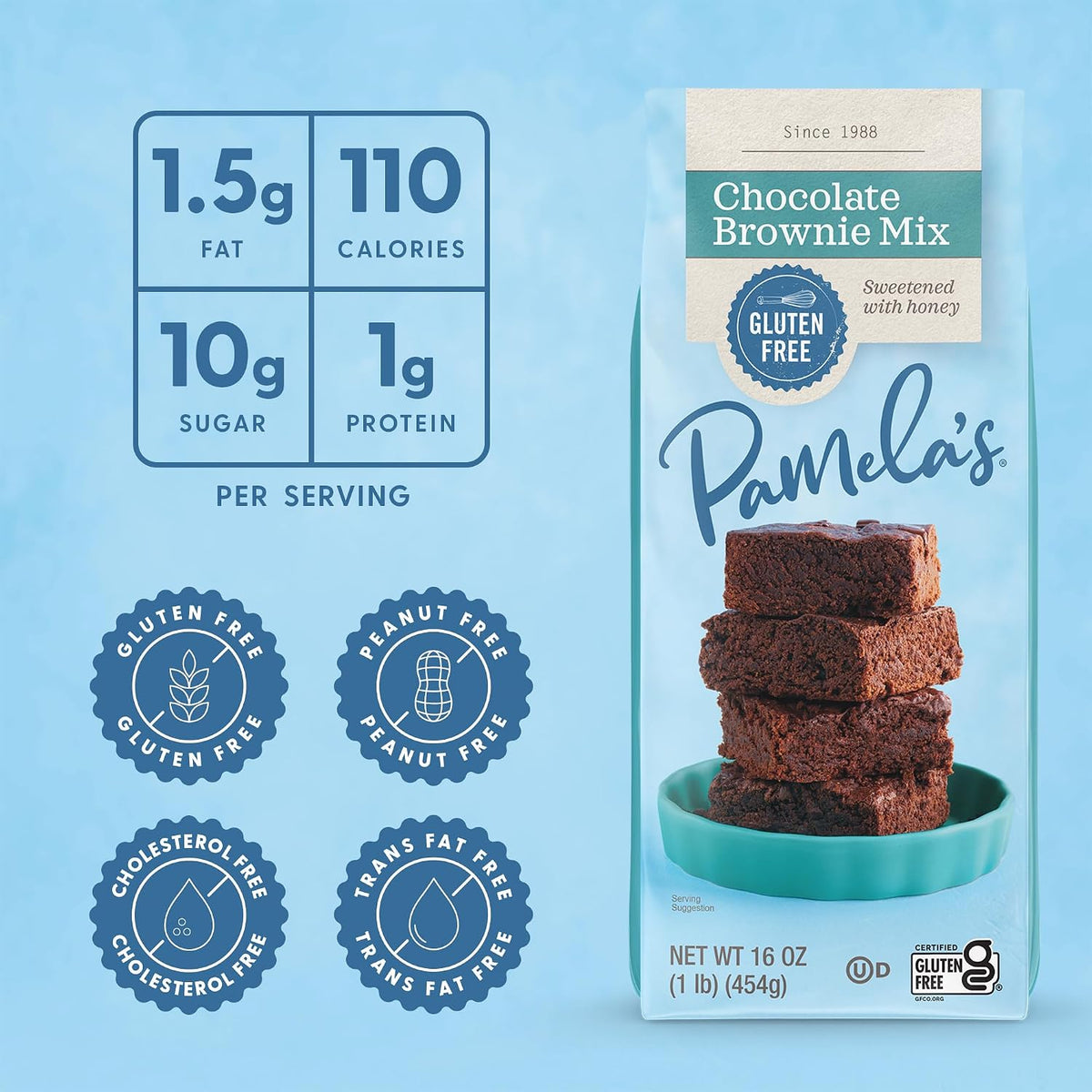 Pamela's Products Gluten Free Chocolate Brownie Mix