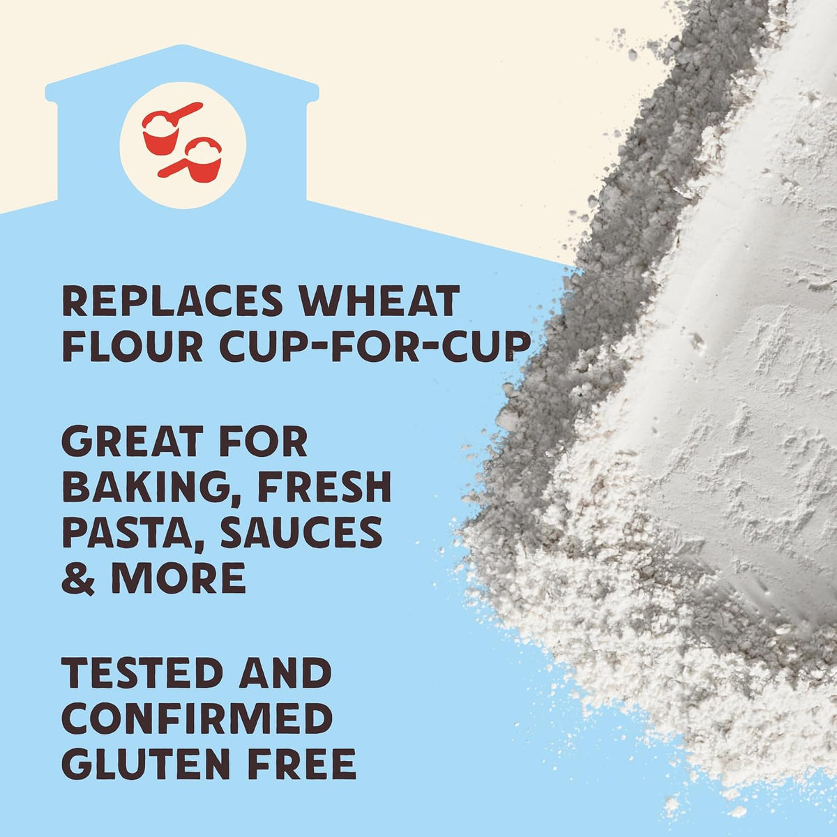 Bob's Red Mill Gluten Free 1 to 1 Baking Flour, 22oz (4 Pack)