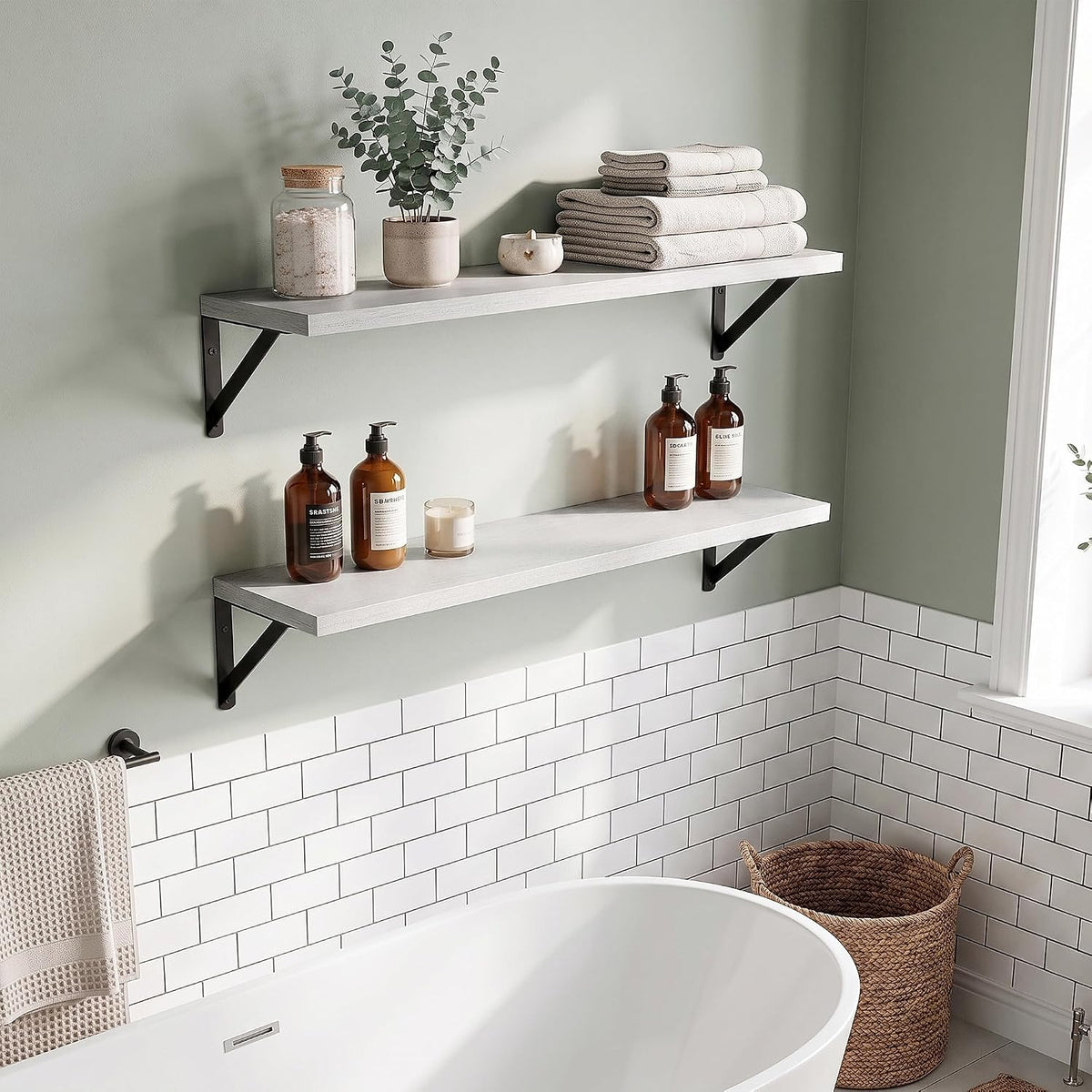 Dreamland Wall Mounted Floating Shelves Set of 2