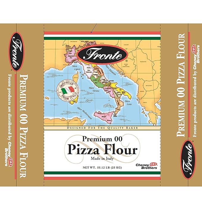 Bulk 55 Lbs, All Purpose, All Natural "00" Flour for Pizza, Pasta, and Baking, (25 kg, 55 lbs) by Fronte