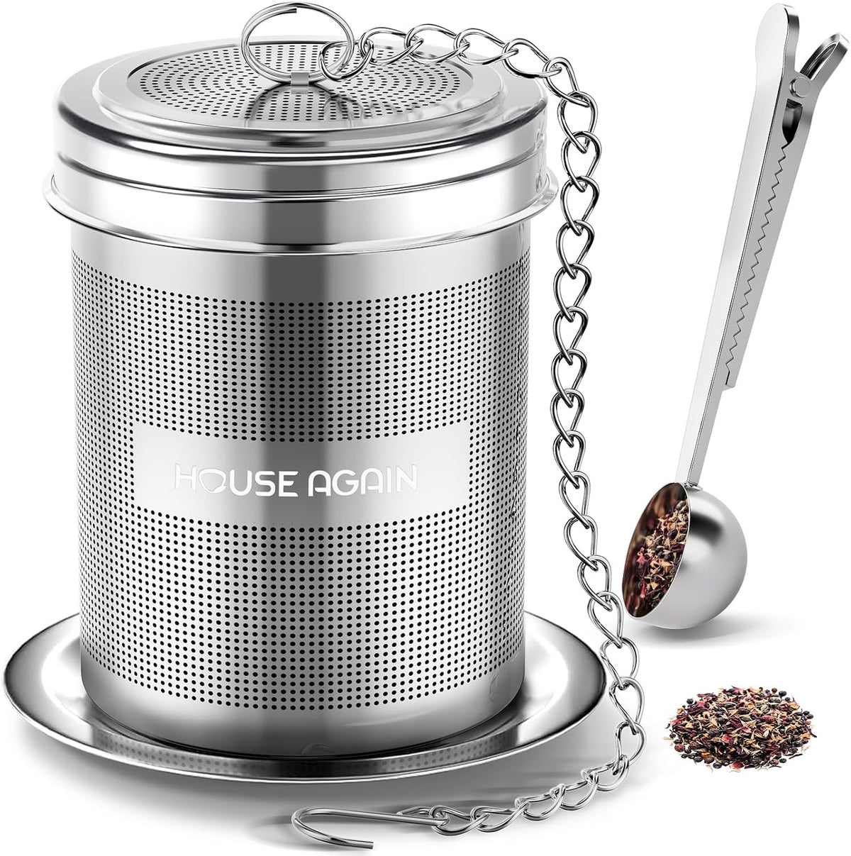 HOUSE AGAIN Large Tea Infuser with Scoop
